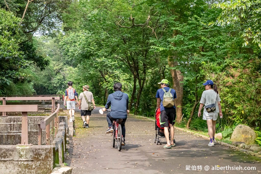 三坑鐵馬道｜桃園龍潭景點，賞桐花騎腳踏車還可逛老街
