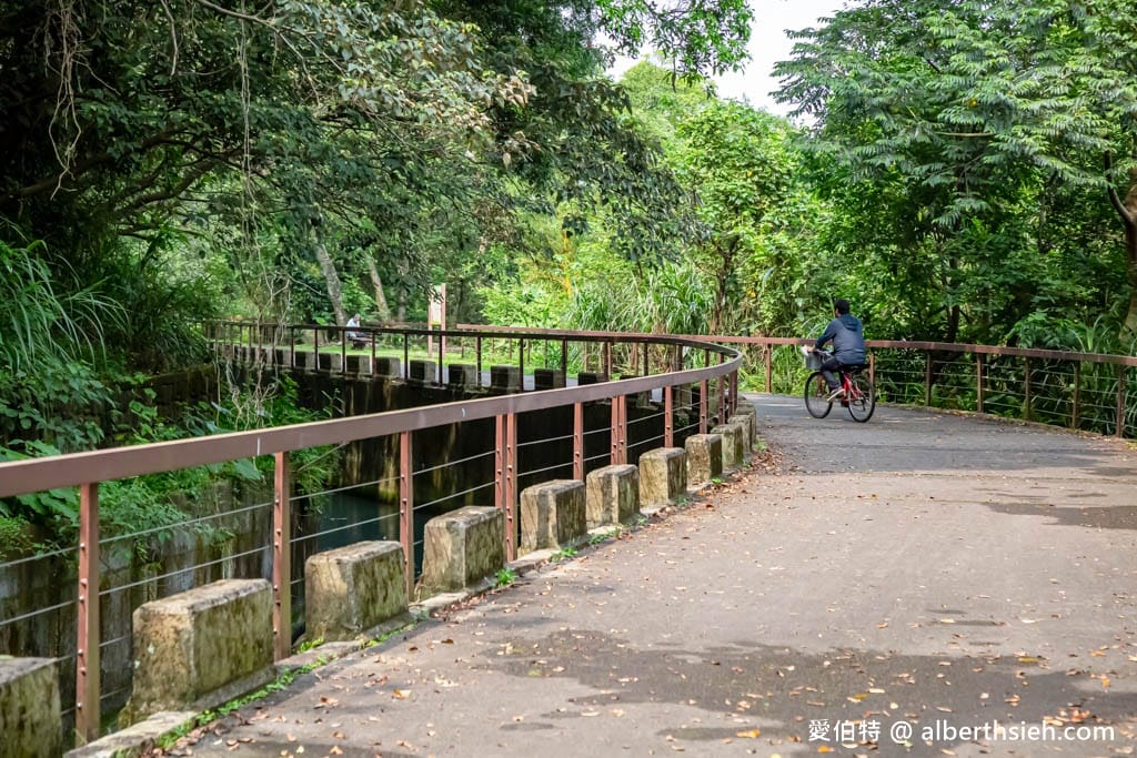 三坑鐵馬道｜桃園龍潭景點，賞桐花騎腳踏車還可逛老街