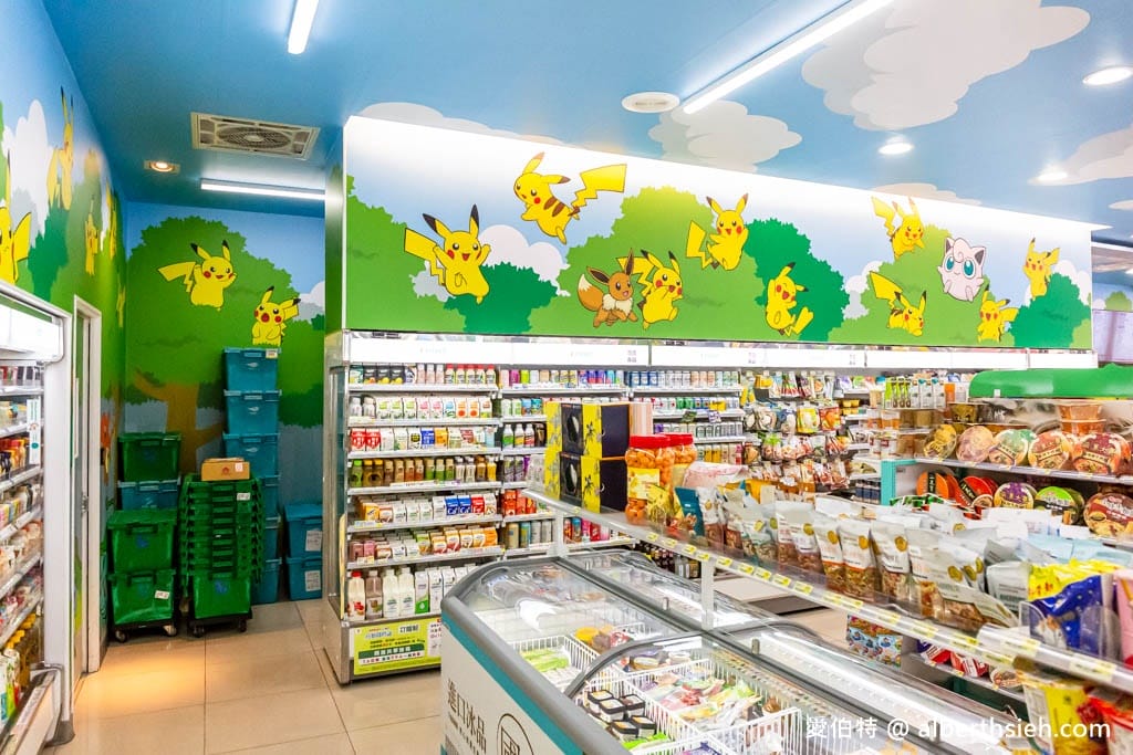 7-11主題門市．7-ELEVEN重惠門市-高雄寶可夢朱紫主題店（集換式卡牌遊戲對戰區、加傲樂機）
