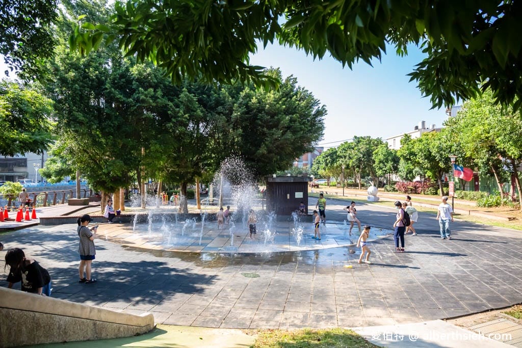 中山親水公園．桃園楊梅景點（暑假限定免費玩水景點）