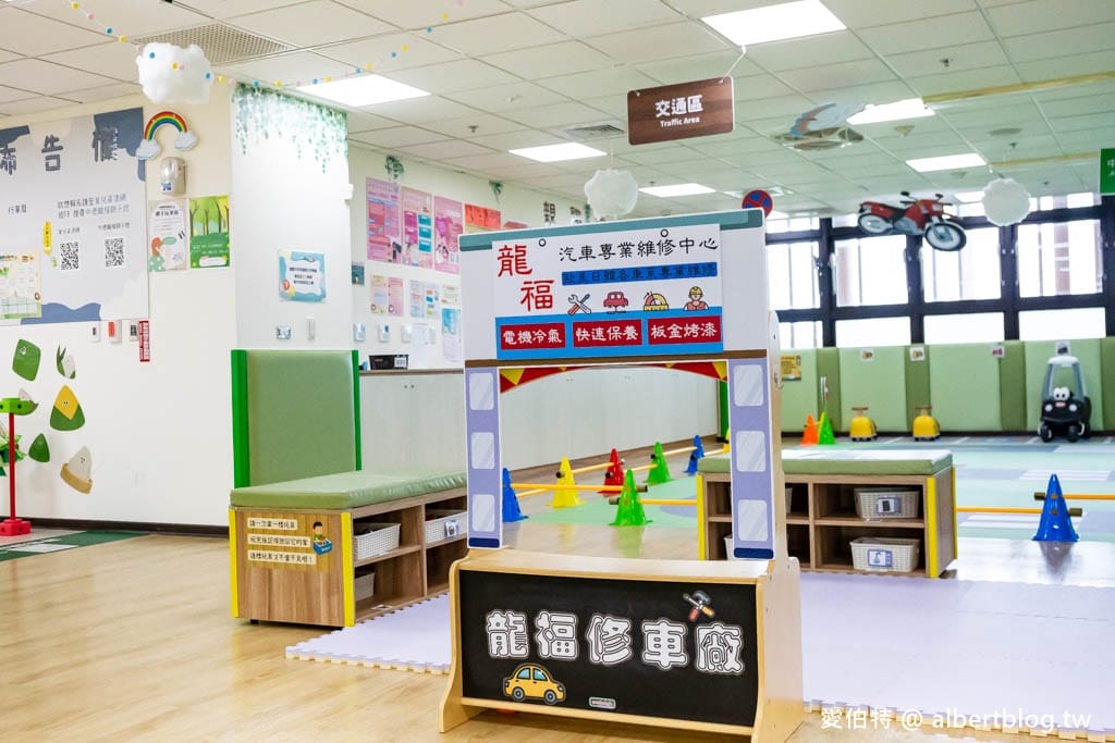 中壢龍福親子館｜桃園免費親子景點，龍岡忠貞市場旁