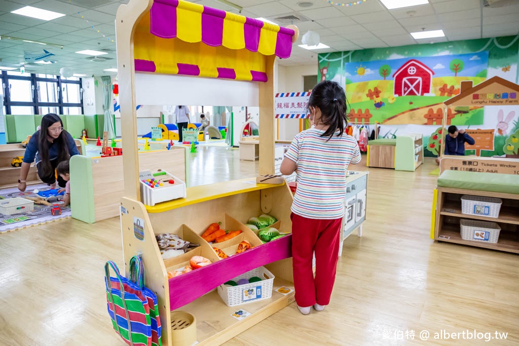 中壢龍福親子館|桃園免費親子景點,龍岡忠貞市場旁 @愛伯特