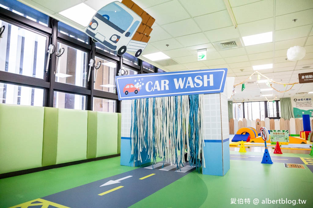 中壢龍福親子館|桃園免費親子景點,龍岡忠貞市場旁 @愛伯特