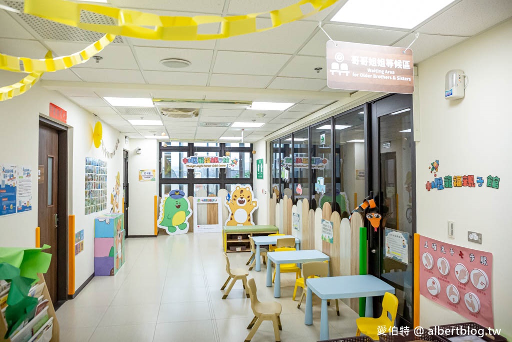中壢龍福親子館｜桃園免費親子景點，龍岡忠貞市場旁 @愛伯特