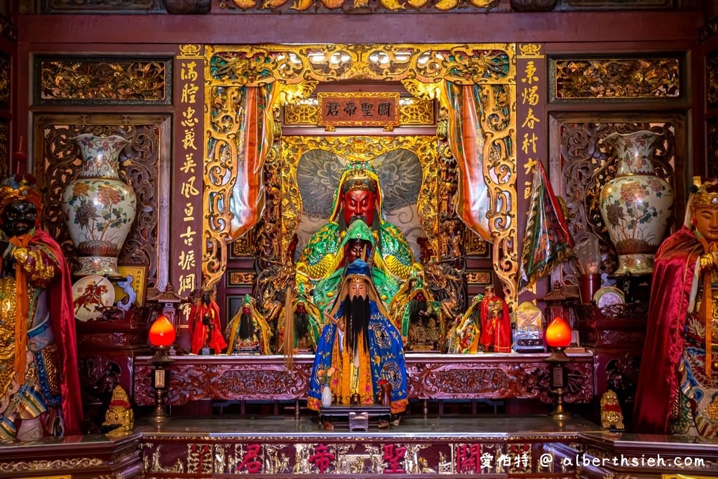 新竹關聖帝君廟宇｜新竹關帝廟，從祀岳飛都是忠義代表人物，國家三級古蹟
