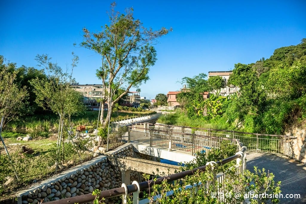 桃園大溪街口溪生態步道｜水岸綠廊休閒運動散步生態教育的好場所