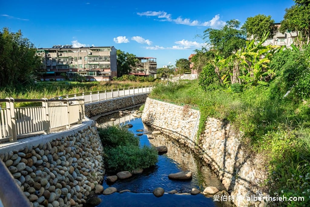 桃園大溪街口溪生態步道｜水岸綠廊休閒運動散步生態教育的好場所
