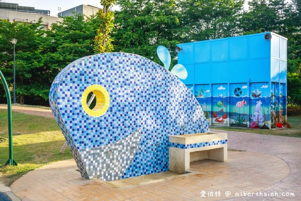苗栗貓裏喵親子公園（八爪章魚溜滑梯、半遮陽沙坑、鞦韆、寬敞草地野餐）