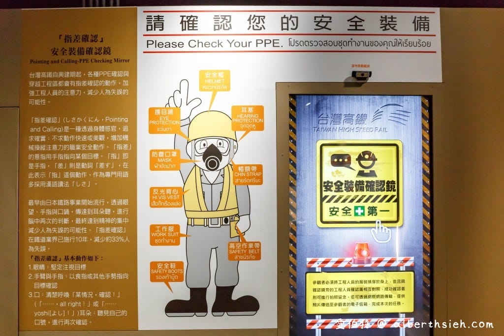 桃園親子室內景點｜台灣高鐵探索館，免費預約，1:1車頭模型