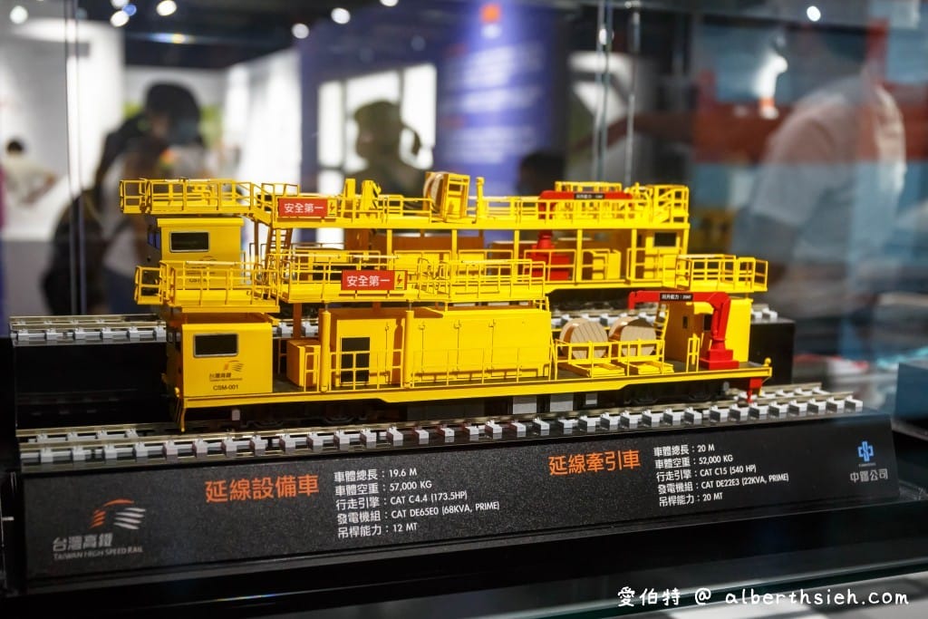 桃園親子室內景點｜台灣高鐵探索館，免費預約，1:1車頭模型