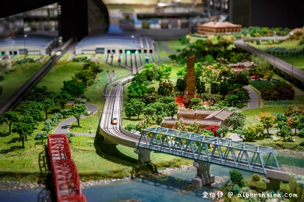 桃園親子室內景點｜台灣高鐵探索館，免費預約，1:1車頭模型