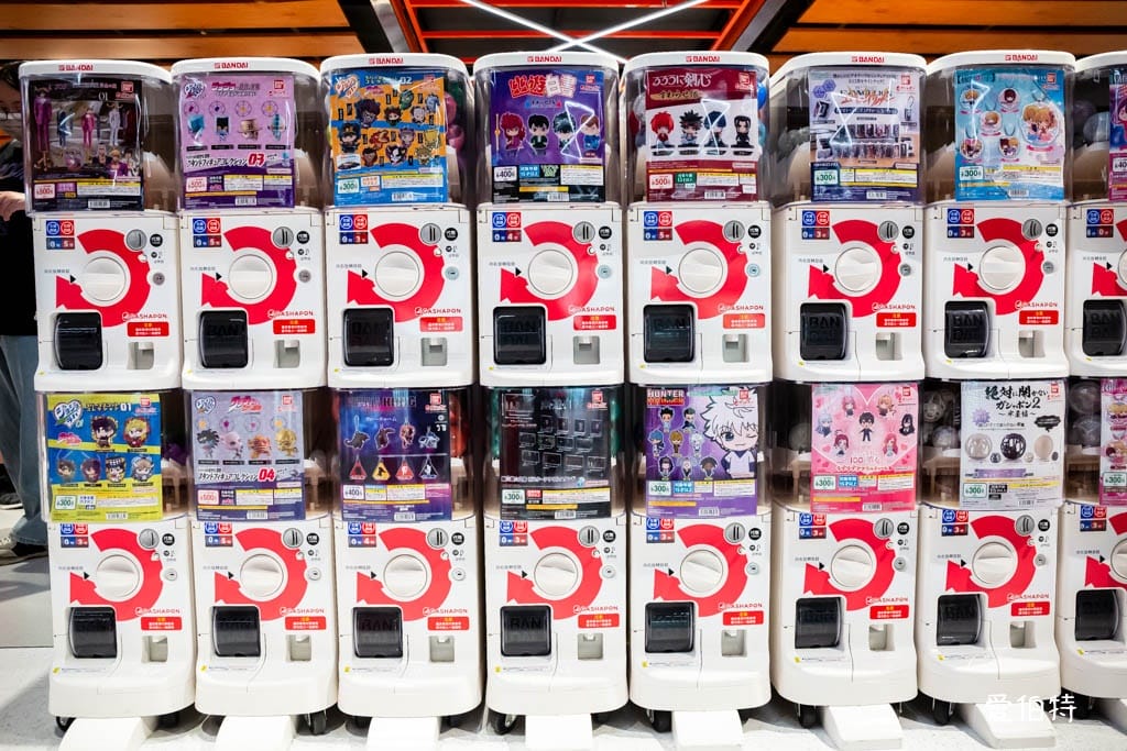 萬代官方扭蛋專賣店台灣@桃知道（全台最大600台扭蛋店）