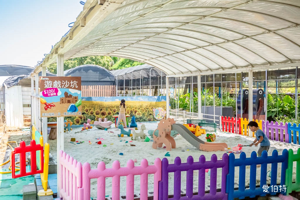桃園親子景點推薦｜向陽農場，門票全額折抵，向日葵花海烤肉餵動物 @愛伯特