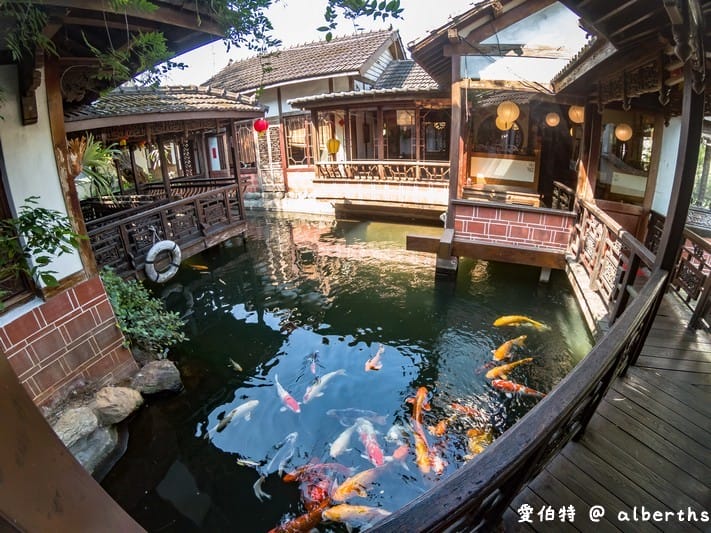 友竹居茶藝館｜中壢央大聚餐美食，古色古香的中式庭園造景