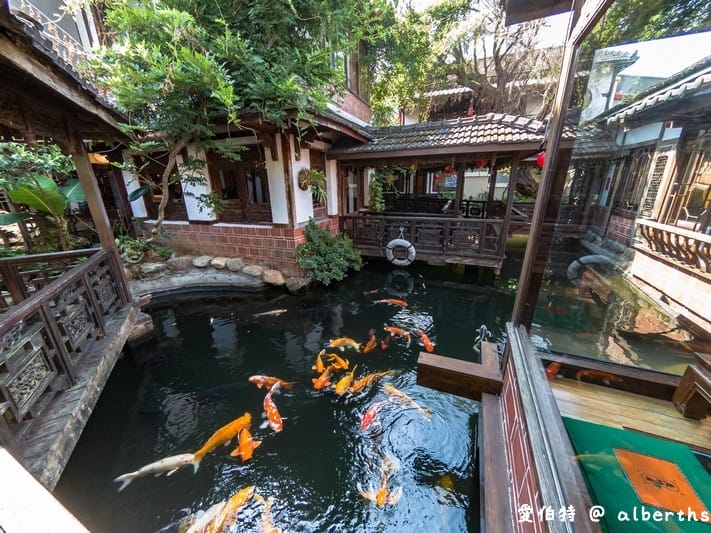 友竹居茶藝館｜中壢央大聚餐美食，古色古香的中式庭園造景