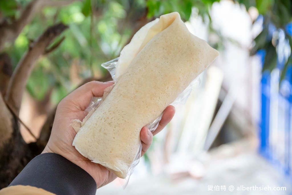 后里Kiss Me春米點心（18公分炸春捲，料多的棺材板，捲餅份量夠也好吃）