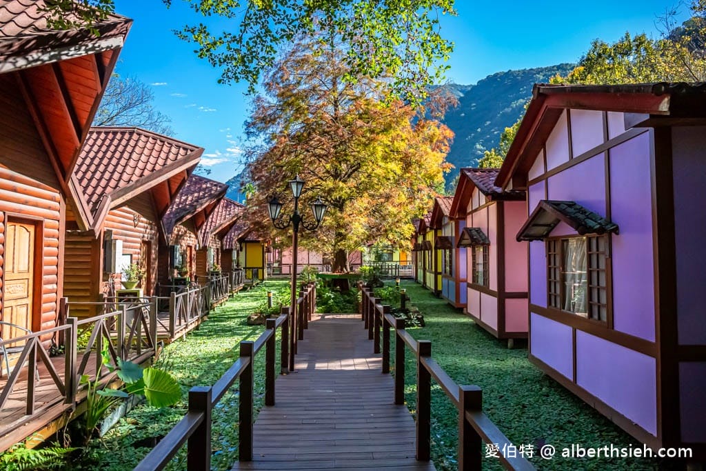 南投台一生態休閒農場(楓樺台一渡假村)（秘境落羽松，採草莓，湯池住宿）
