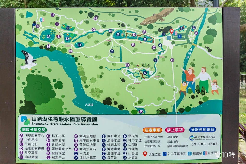 大漢溪山豬湖生態親水園區（環境清幽的美麗原生態公園，聆聽蟲鳴鳥叫）