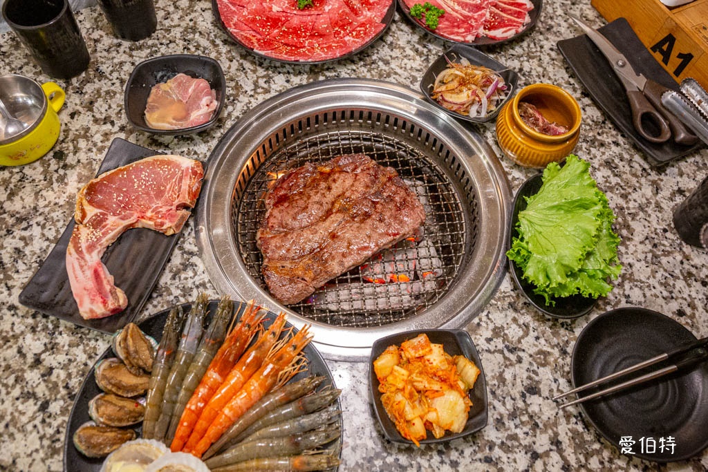 Oh!Yaki精緻燒肉吃到飽-中壢店|千元有找,牛排豬排魷魚隨你吃 @愛伯特