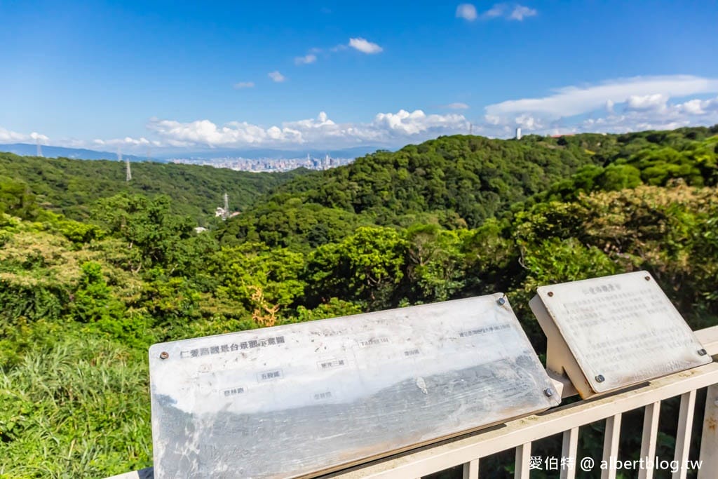 林口仁愛路觀景台（免爬山搭公車就可到，遠眺大台北盆地美景）