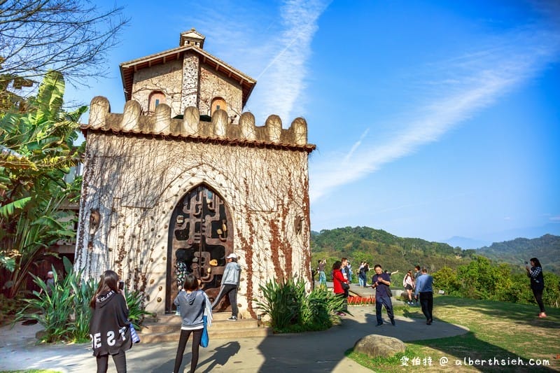 苗栗天空之城景觀餐廳｜仿歐風古堡坐擁鯉魚潭美景親子約會好去處