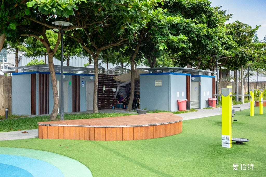 桃園親子景點｜南崁溪第一河濱公園，跳跳雲彈跳床、森林挑戰區