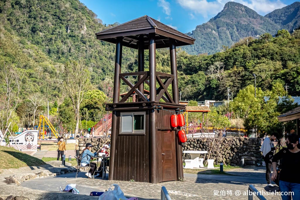 泰雅原住民文化產業園區｜溫泉煮蛋，親子公園，泡腳池