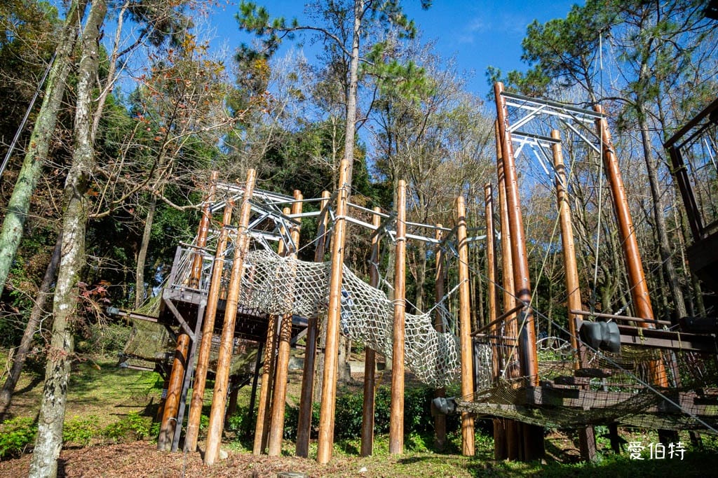 東勢林場遊樂區｜體能訓練區，溫泉泡腳池，森林步道，門票體能訓練區