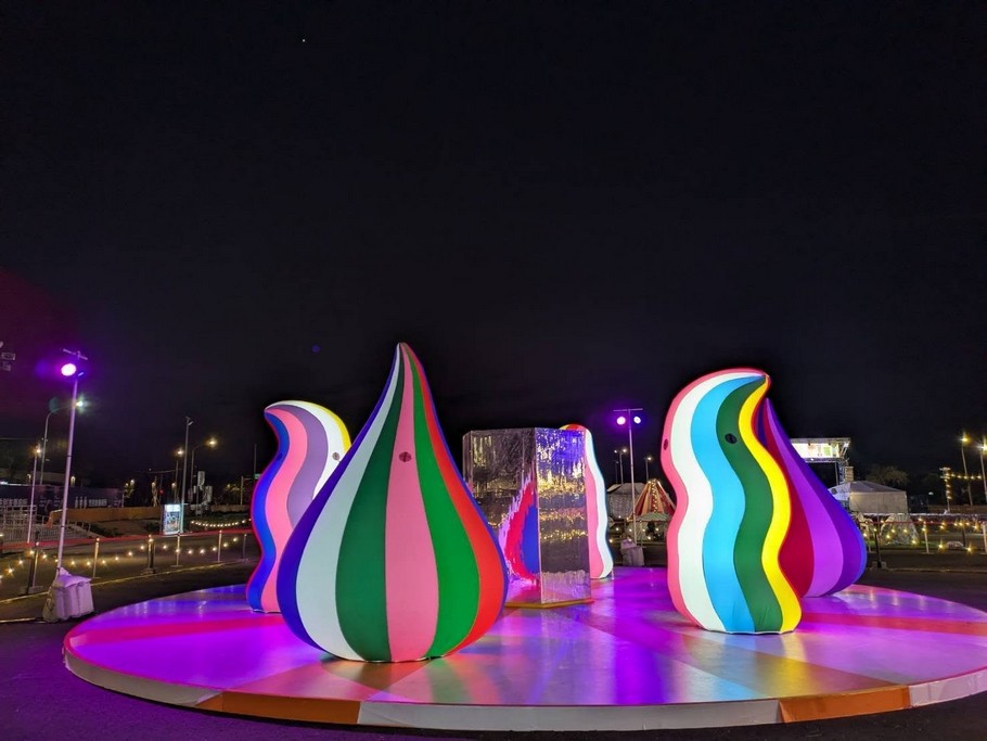 2025台灣燈會在桃園｜小提燈哪領？巨大卡比獸，皮卡丘 @愛伯特