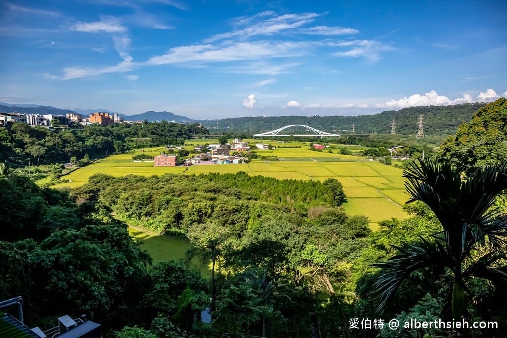 桃園大溪老街美食｜隱花園景觀咖啡餐廳，270度秘境田園美景