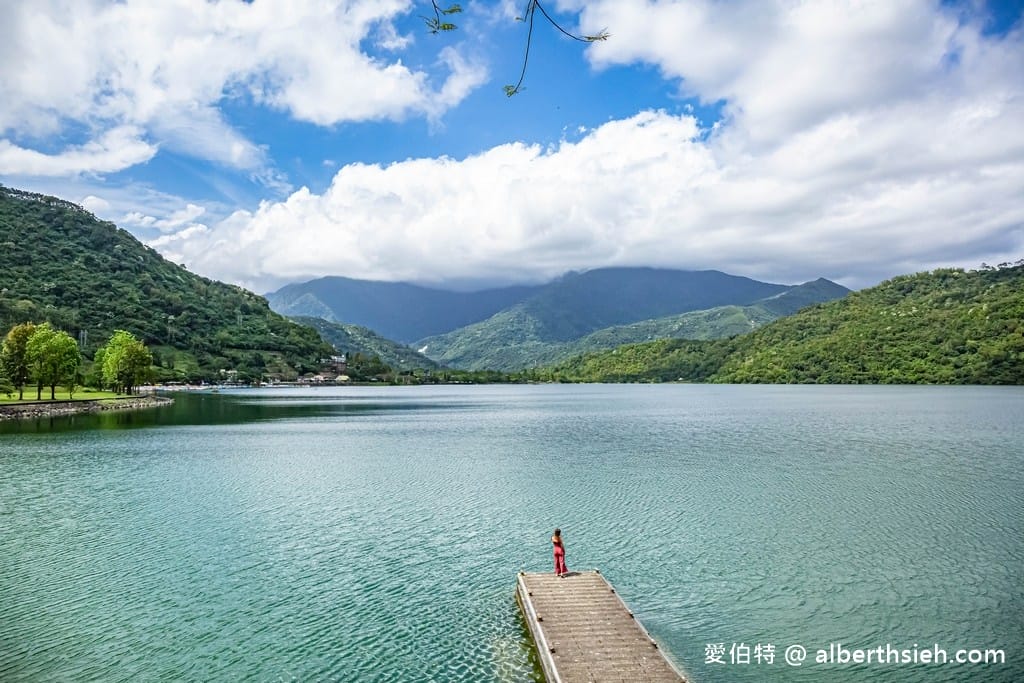 花蓮鯉魚潭環潭自行車道｜東台灣最美單車路線，山林湖水圍繞