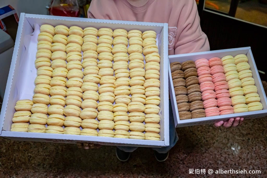 苗栗通霄台式馬卡龍工廠-雙翔食品，隱藏在巷弄內的牛粒小西點