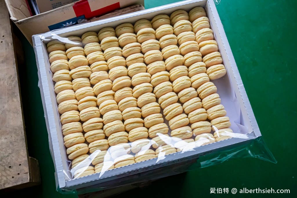 苗栗通霄台式馬卡龍工廠-雙翔食品，隱藏在巷弄內的牛粒小西點
