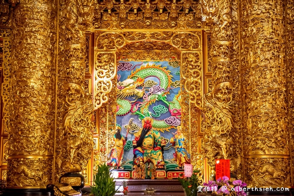 桃園大園仁壽宮｜供奉感天大帝藥師佛求藥籤，高30米九龍通天柱