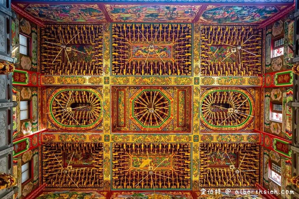 桃園大園仁壽宮｜供奉感天大帝藥師佛求藥籤，高30米九龍通天柱