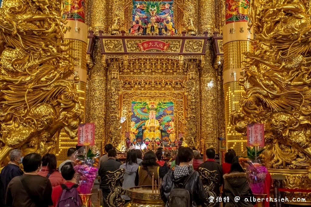 桃園大園仁壽宮｜供奉感天大帝藥師佛求藥籤，高30米九龍通天柱