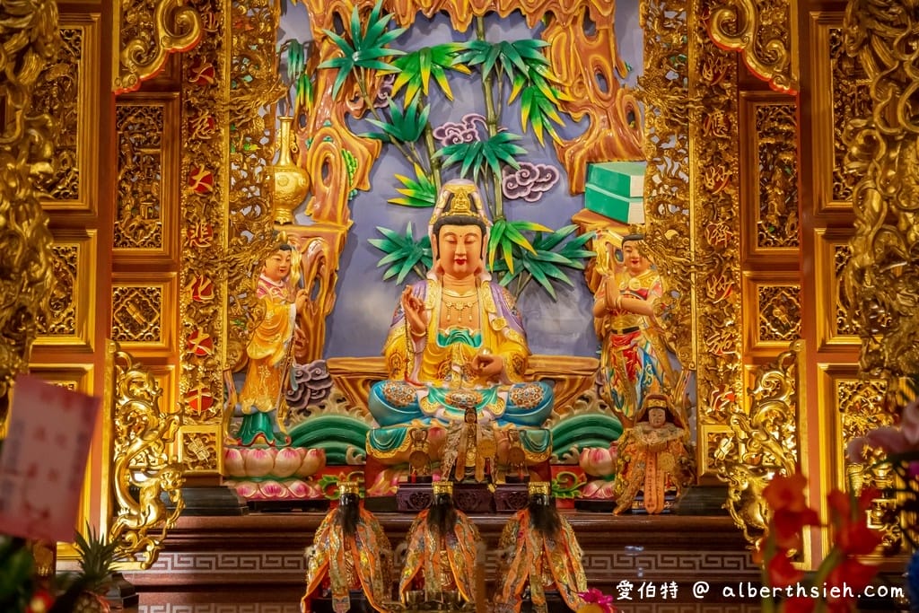 桃園大園仁壽宮｜供奉感天大帝藥師佛求藥籤，高30米九龍通天柱