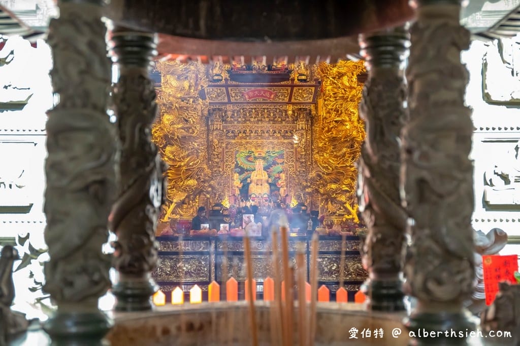 桃園大園仁壽宮｜供奉感天大帝藥師佛求藥籤，高30米九龍通天柱
