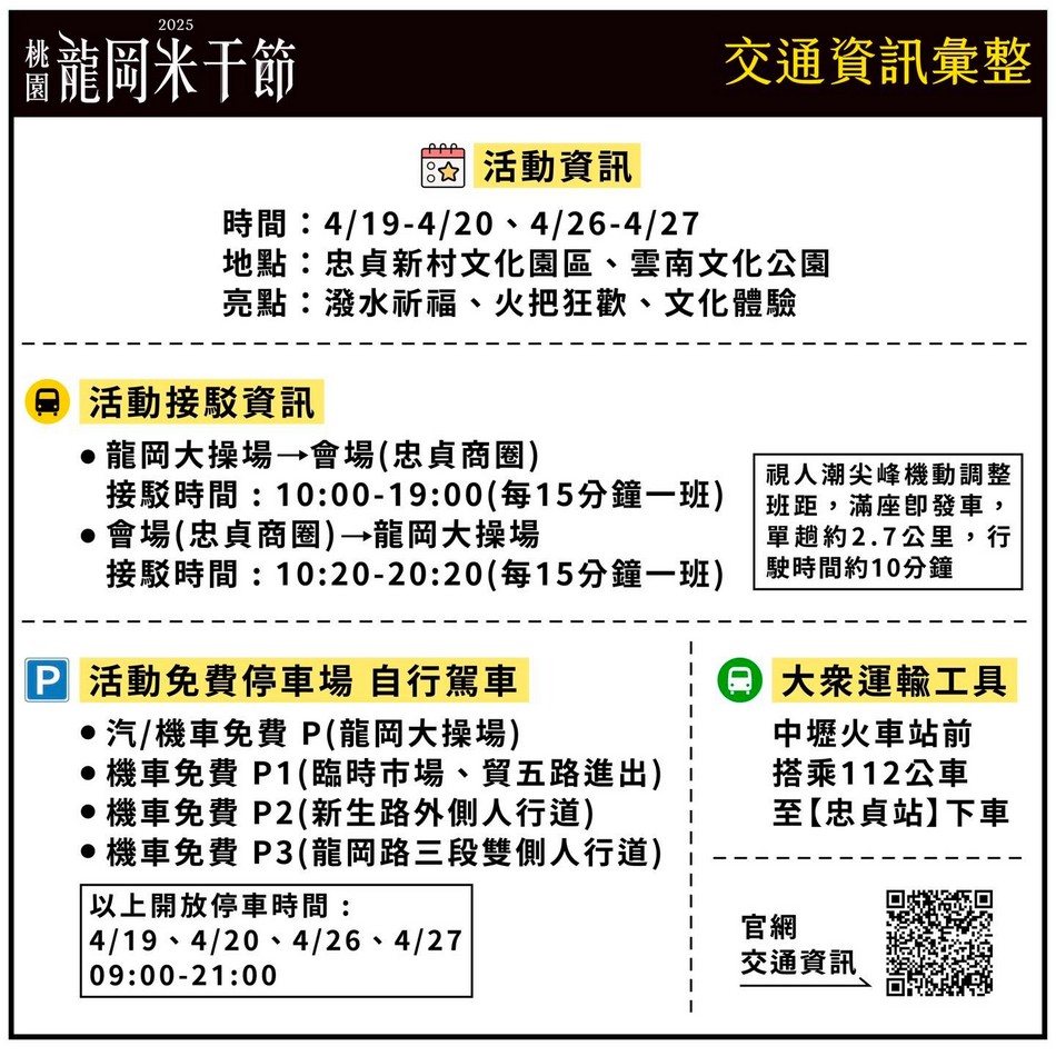 桃園龍岡米干節2025|忠貞新村,潑水節&火把節絕對不能錯過 @愛伯特