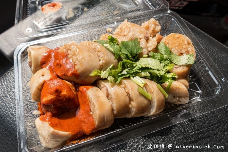 桃園南門市場美食｜手工糯米腸，Q彈有嚼勁的傳統古早味超好吃