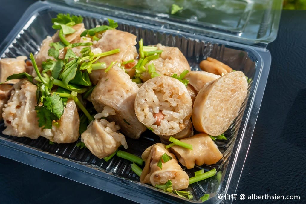 桃園南門市場美食｜手工糯米腸，Q彈有嚼勁的傳統古早味超好吃
