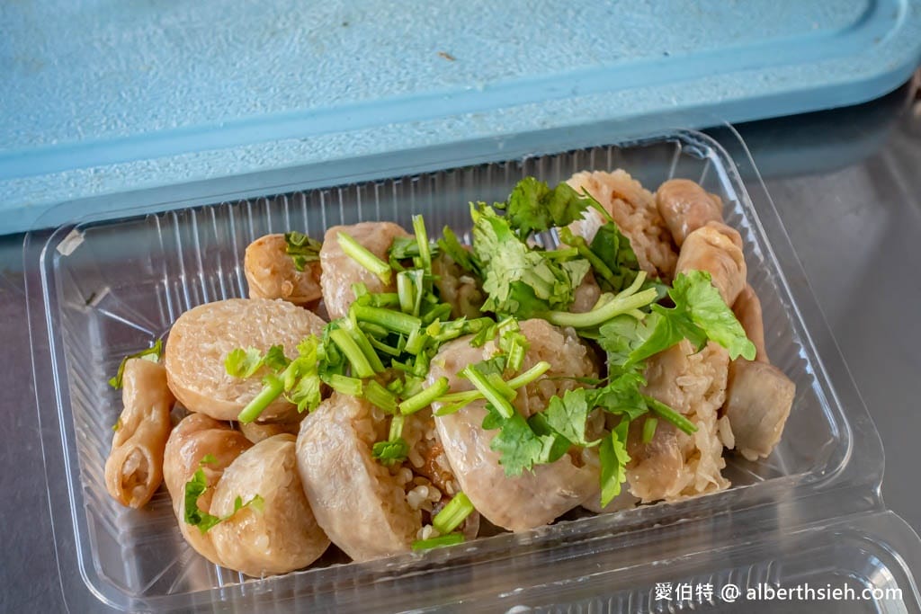 桃園南門市場美食｜手工糯米腸，Q彈有嚼勁的傳統古早味超好吃