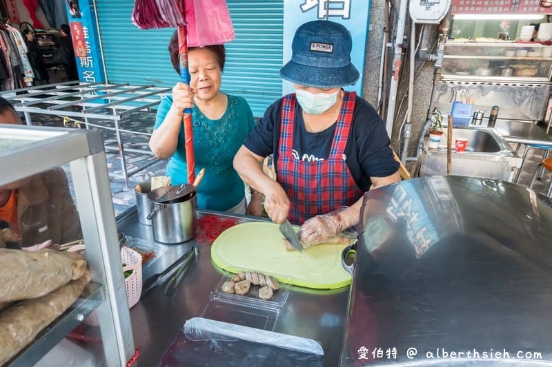 桃園南門市場美食｜手工糯米腸，Q彈有嚼勁的傳統古早味超好吃