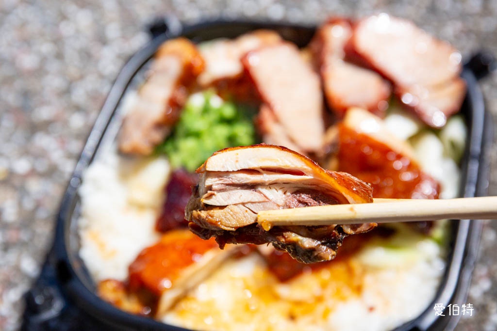 肥美快餐｜桃園寶山街燒臘便當推薦，脆皮燒肉好吃，餐點菜單 @愛伯特