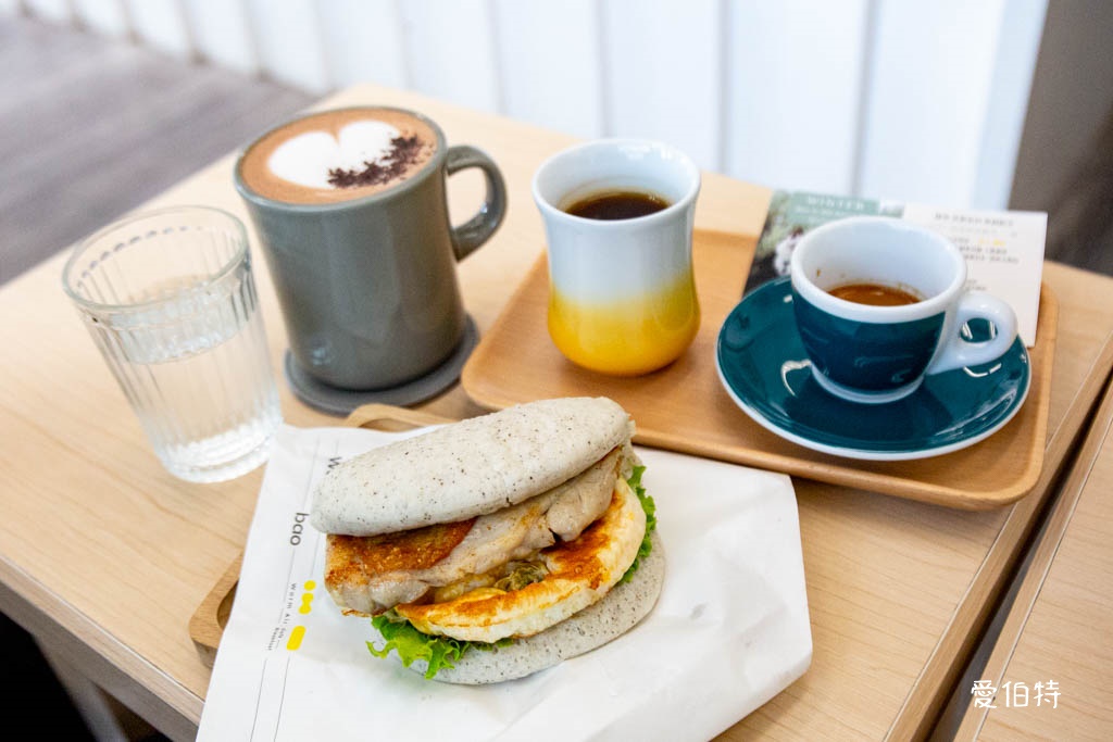 暖空咖啡｜中壢美食推薦，美味刈包，純白設計的自家烘焙咖啡廳 @愛伯特