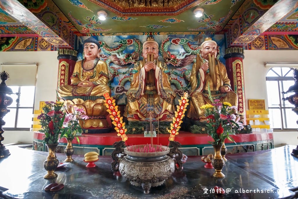 嘉義關聖帝君廟｜嘉邑鎮天宮，桃園三結義巨大坐姿塑像超有氣勢