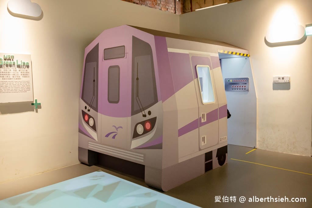 桃園免費親子景點｜火車直達！桃園軌道願景館，吹冷氣開捷運搭小火車