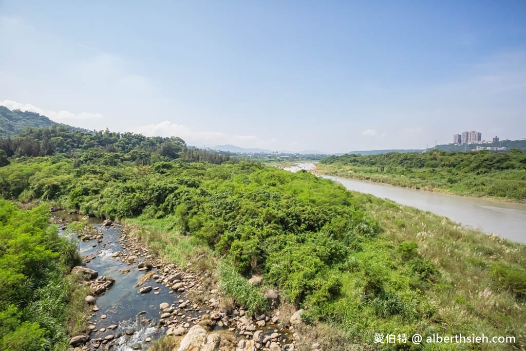 桃園大溪中庄吊橋/七張福德宮｜全台最長懸索式吊橋，串聯山豬湖