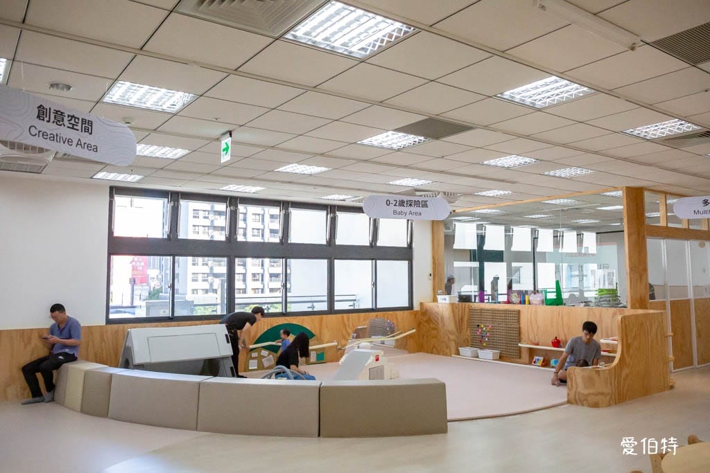 八德北青親子館｜桃園免費室內親子景點，寬敞明亮小孩放電好去處