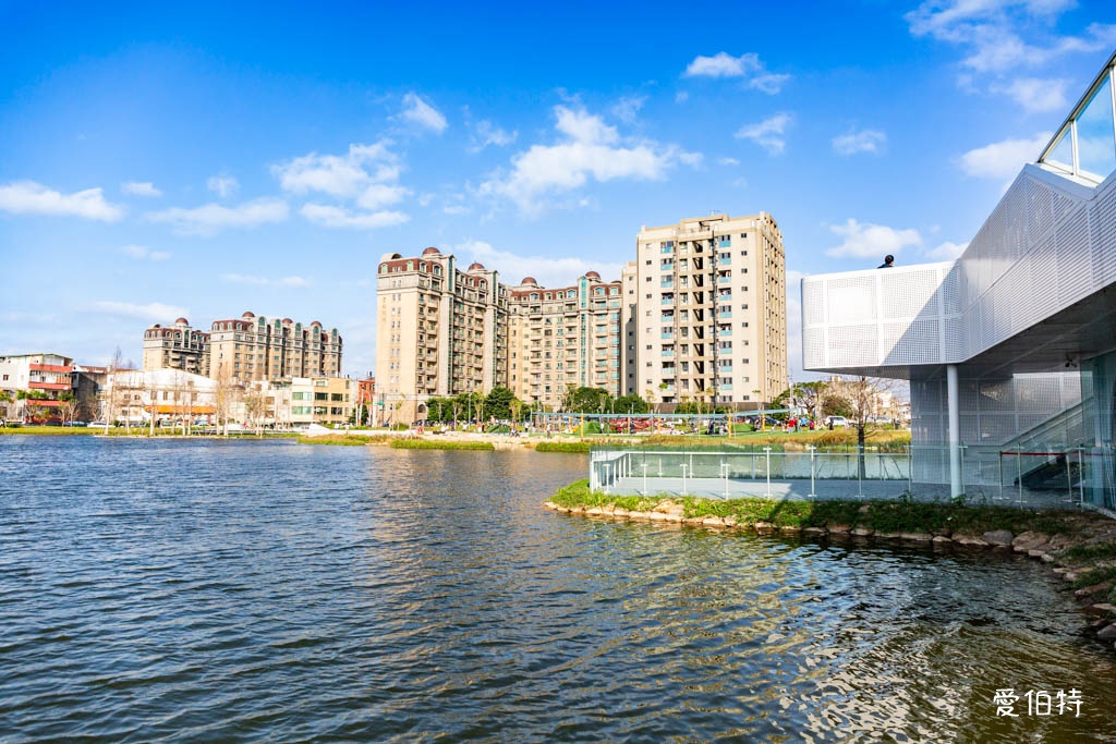 華興池生態埤塘公園|桃園大園親子散步看夕陽與飛機的免費景點 @愛伯特